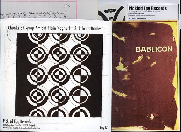 Bablicon - Chunks Of Syrup Amidst Plain Yoghurt | Pickled Egg Records (Egg 12) - 2 Bablicon - Chunks Of Syrup Amidst Plain Yoghurt | Pickled Egg Records (Egg 12) - 2