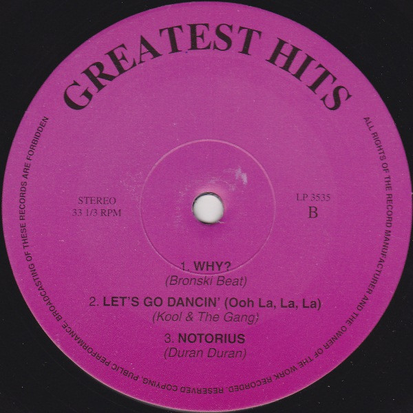 Various - Greatest Hits | Not On Label (LP 3535) - 2 Various - Greatest Hits | Not On Label (LP 3535) - 2