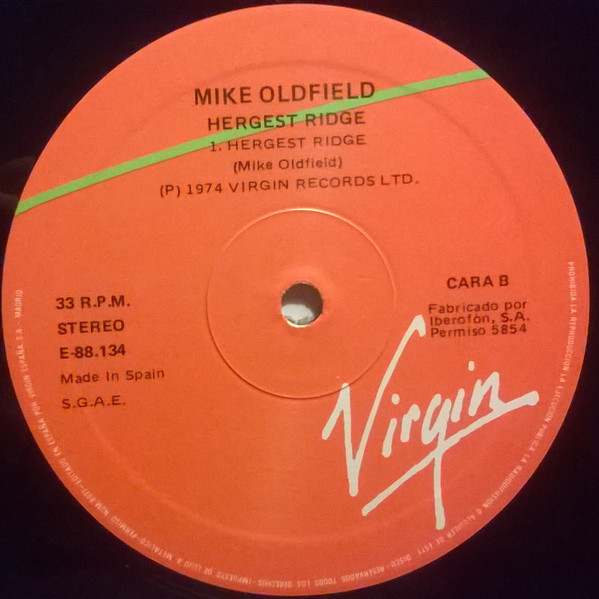 Mike Oldfield - Hergest Ridge | Virgin (E-88.134) - 4