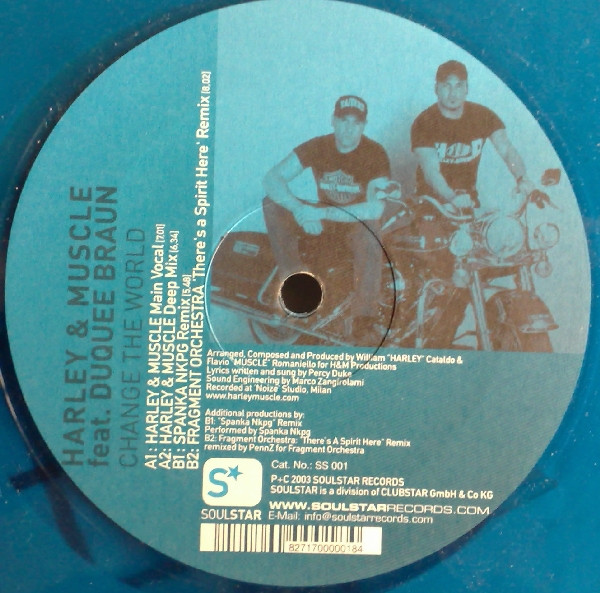 Harley & Muscle Feat. Duquee Braun - Change The World | Soulstar (SS 001) - main Harley & Muscle Feat. Duquee Braun - Change The World | Soulstar (SS 001) - main