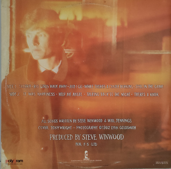 Steve Winwood - Talking Back To The Night | Island Records (5204 771)