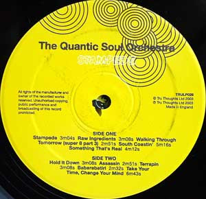 The Quantic Soul Orchestra - Stampede | Tru Thoughts (TRULP029) - 2