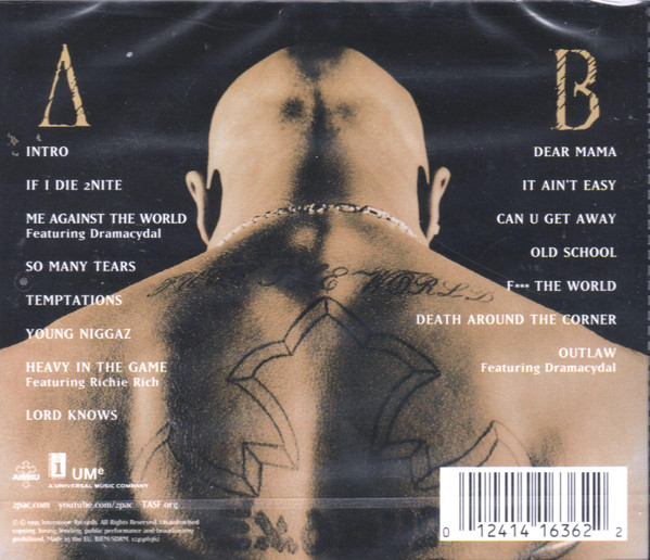 2Pac - Me Against The World | Interscope Records (1241416362) - 2