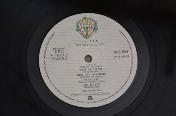 ZZ Top - The Best Of ZZ Top | Warner Bros. Records (LP-S-65-58) - main