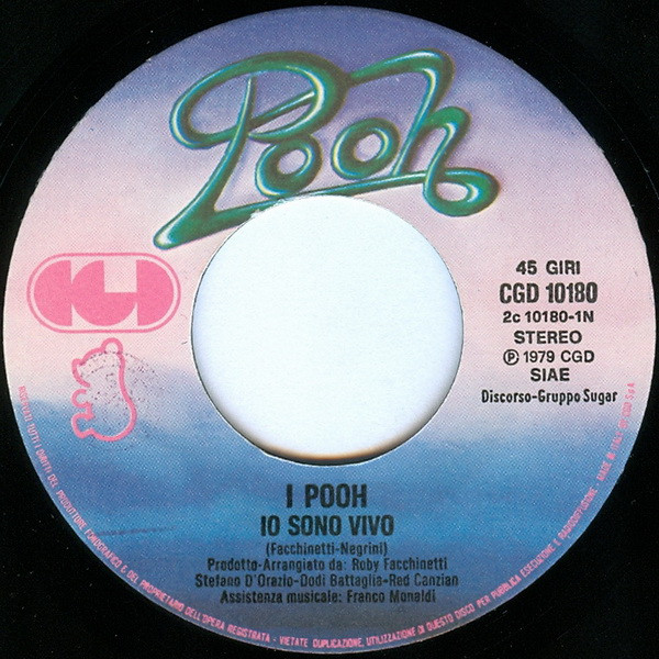 Pooh - Io Sono Vivo | CGD (CGD 10180) - 3