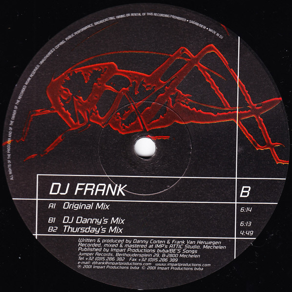 DJ F.R.A.N.K. - Stop | Jumper Records (JP 9031) - main DJ F.R.A.N.K. - Stop | Jumper Records (JP 9031) - main