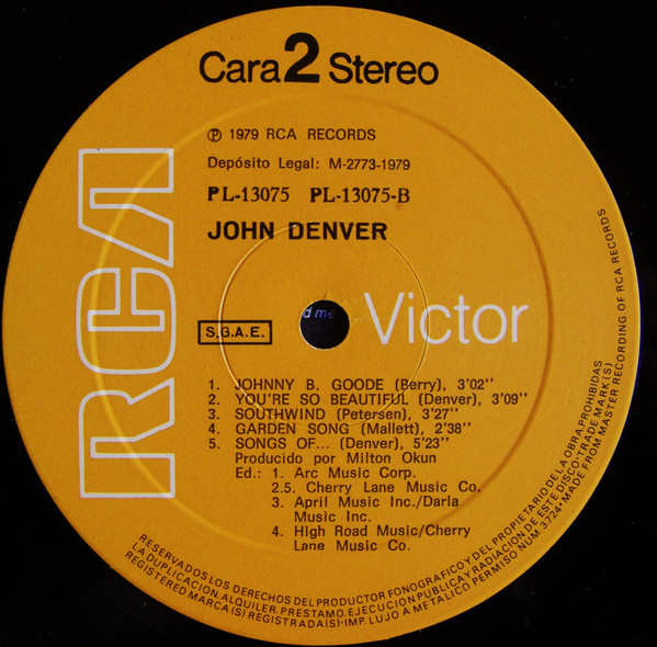 John Denver - John Denver | RCA (PL-13075) - 4