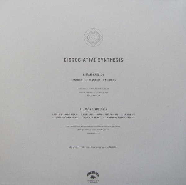 Matt Carlson / Jason E. Anderson - Dissociative Synthesis | UFO Mongo (UFO MONGO 024) - 2