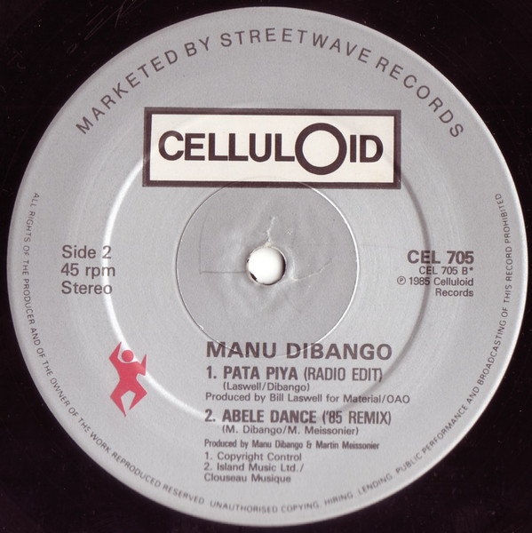 Manu Dibango - Pata Piya (Full Length Extended Version) | Celluloid (CEL 705) - 3 Manu Dibango - Pata Piya (Full Length Extended Version) | Celluloid (CEL 705) - 3
