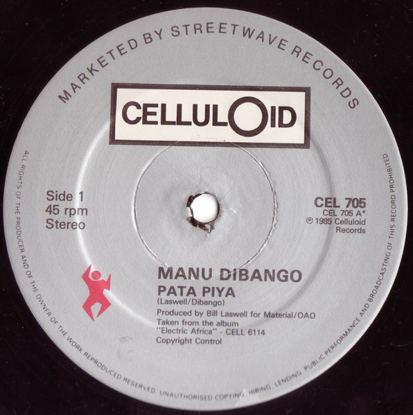 Manu Dibango - Pata Piya (Full Length Extended Version) | Celluloid (CEL 705) - 2 Manu Dibango - Pata Piya (Full Length Extended Version) | Celluloid (CEL 705) - 2