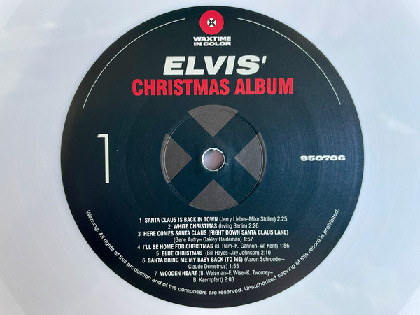 Elvis Presley - Elvis' Christmas Album | WaxTime In Color (950706) - 3 Elvis Presley - Elvis' Christmas Album | WaxTime In Color (950706) - 3
