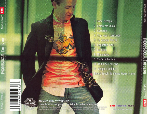 Fonseca - Corazón | EMI Televisa Music (H2 0946 3 65018 26) - 2