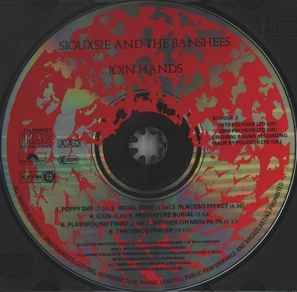 Siouxsie & The Banshees - Join Hands | Polydor (839 004-2) - 3