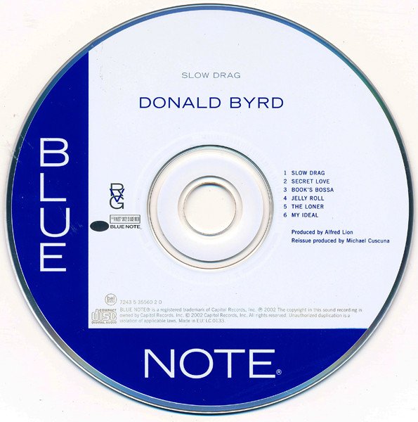 Donald Byrd - Slow Drag | Blue Note (7243 5 35560 2 0) - 3