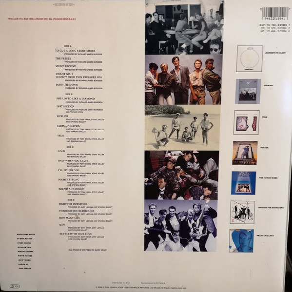 Spandau Ballet - The Best Of Spandau Ballet | Chrysalis (1C 164-3 21894 1) - 2 Spandau Ballet - The Best Of Spandau Ballet | Chrysalis (1C 164-3 21894 1) - 2
