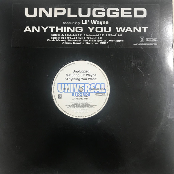 Unplugged - Anything You Want | Universal Records (UNIR 20500-1) - main