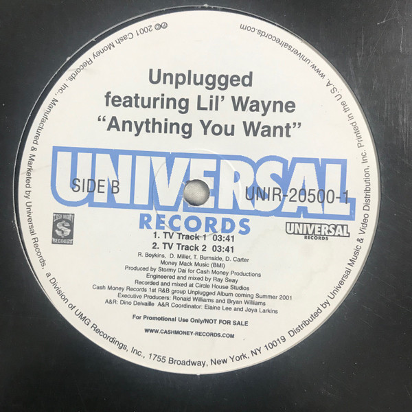 Unplugged - Anything You Want | Universal Records (UNIR 20500-1) - 3