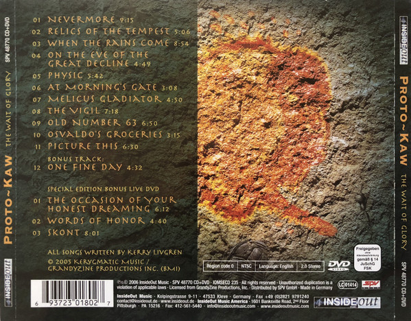 Proto-Kaw - The Wait Of Glory | Inside Out Music (IOMSECD 235) - 2