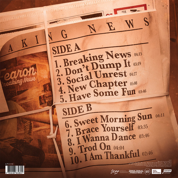 Clinton Fearon - Breaking News | Baco Records (LP1114) Clinton Fearon - Breaking News | Baco Records (LP1114)