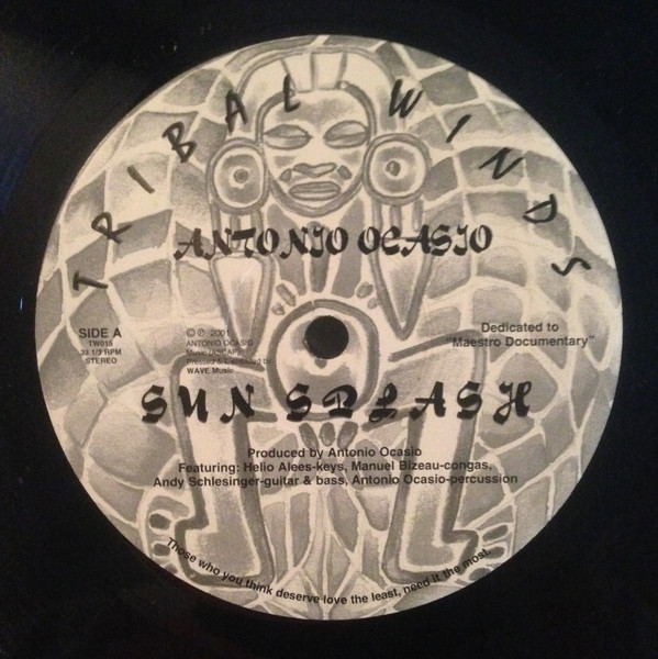 Antonio Ocasio - Sunsplash | Tribal Winds (TW015)