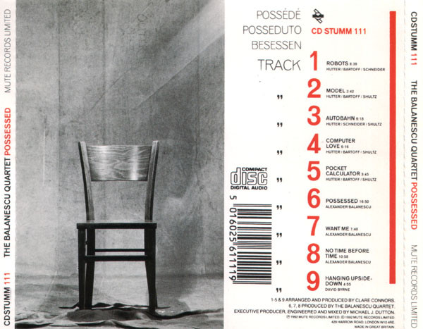 The Balanescu Quartet - Possessed | Mute (CD STUMM 111) - 2
