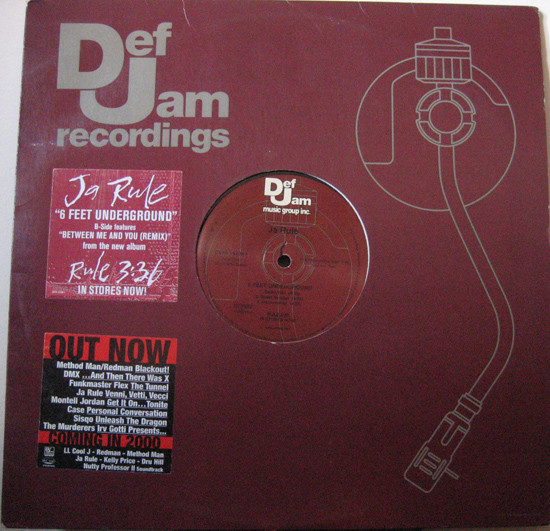 Ja Rule - 6 Feet Underground | Def Jam Music Group Inc. (DEFR 15200-1) - main Ja Rule - 6 Feet Underground | Def Jam Music Group Inc. (DEFR 15200-1) - main