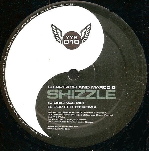 DJ Preach & Marco G - Shizzle | Yin Yang (YYR 010)