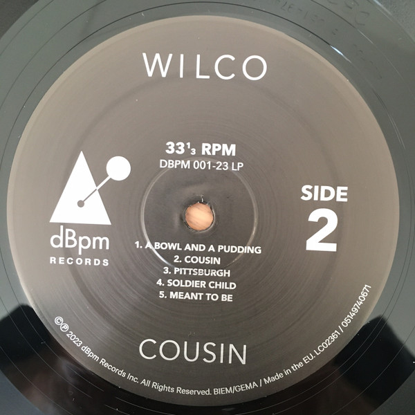 Wilco - Cousin | dBpm Records (001-23LP) - 3 Wilco - Cousin | dBpm Records (001-23LP) - 3