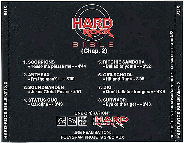 Various - Hard-Rock Bible Chap. 2 | Polygram Projets Spéciaux (5415) - 2