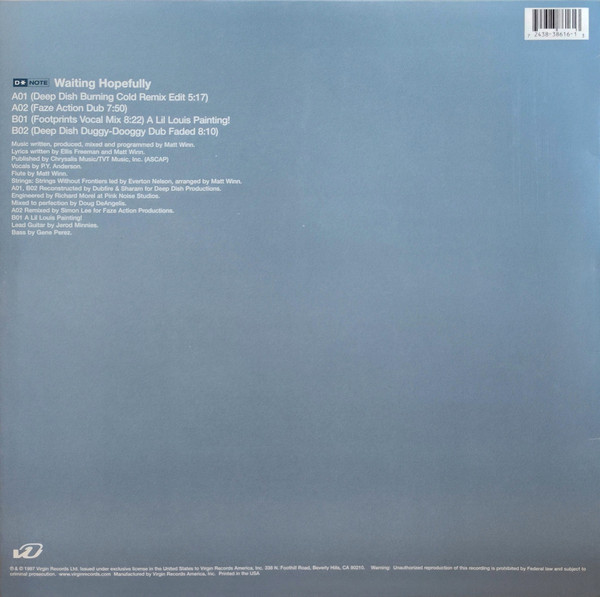 D*Note - Waiting Hopefully | VU Records (Y-38616) - main D*Note - Waiting Hopefully | VU Records (Y-38616) - main
