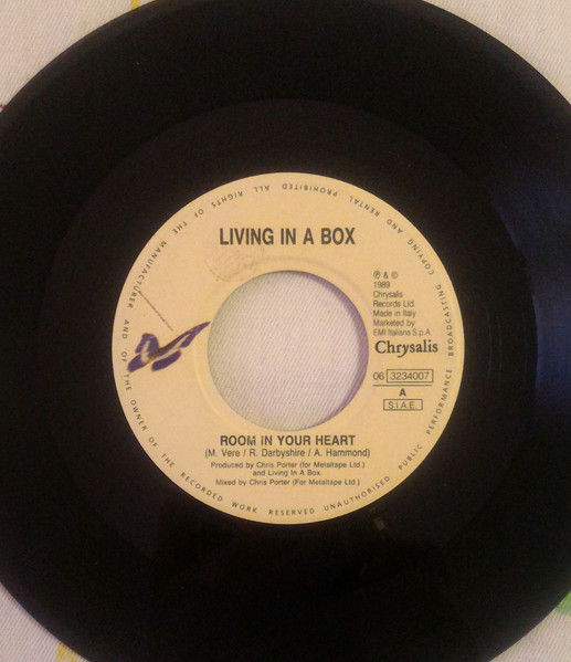 Living In A Box - Room In Your Heart | Chrysalis (06 3234007) - 2 Living In A Box - Room In Your Heart | Chrysalis (06 3234007) - 2