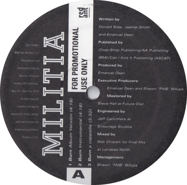 Militia - Burn | Red Ant Entertainment (329 119 006-1)