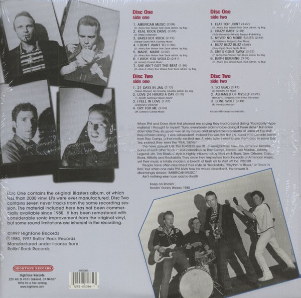 The Blasters - American Music | Hightone Records (HT8086) - 4 The Blasters - American Music | Hightone Records (HT8086) - 4