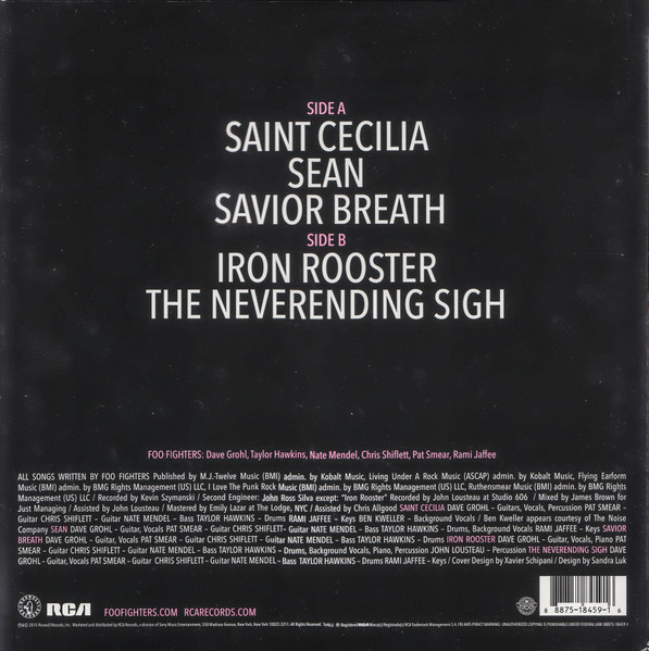 Foo Fighters - Saint Cecilia EP | Roswell Records (88875-18459-1) - 2 Foo Fighters - Saint Cecilia EP | Roswell Records (88875-18459-1) - 2