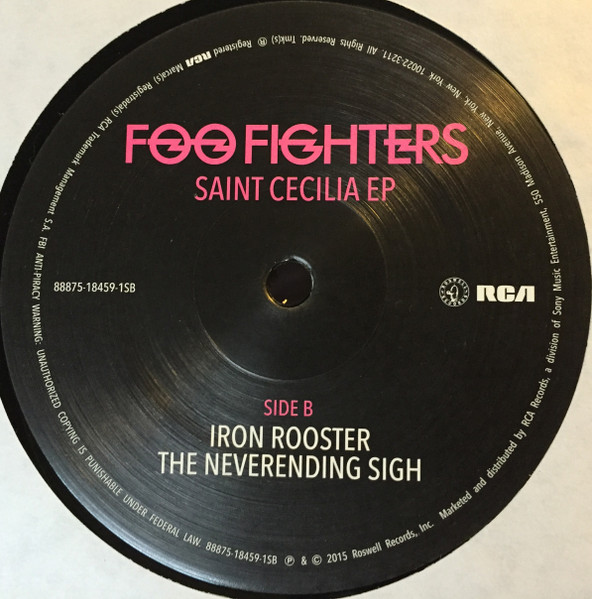 Foo Fighters - Saint Cecilia EP | Roswell Records (88875-18459-1) - 4 Foo Fighters - Saint Cecilia EP | Roswell Records (88875-18459-1) - 4