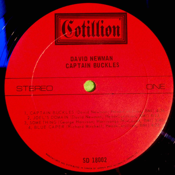 David "Fathead" Newman - Captain Buckles | Cotillion (SD 18002) - 4