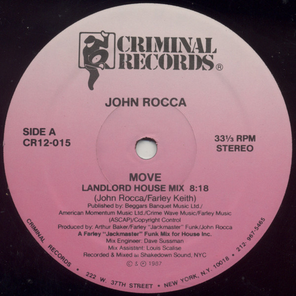 John Rocca - Move | Criminal Records (CR12-015) - 3 John Rocca - Move | Criminal Records (CR12-015) - 3