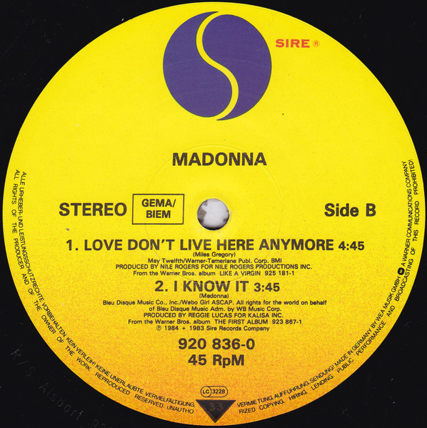 Madonna - The Look Of Love | Sire (920 836-0) - 4