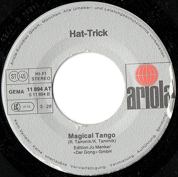 Hat-Trick - If I Only Had Time | Ariola (11 894 AT) - 4