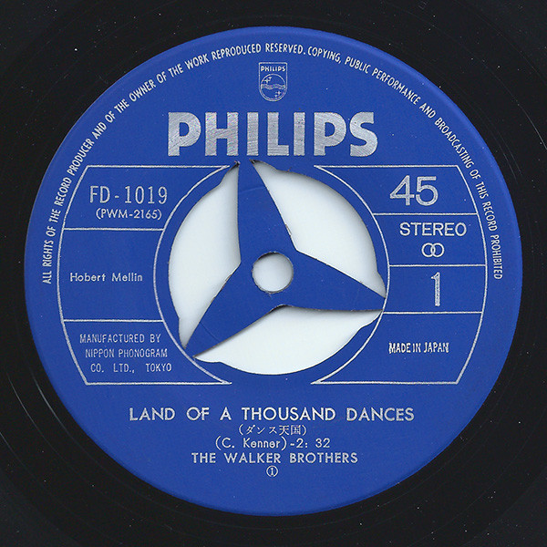The Walker Brothers - ダンス天国 = Land Of A Thousand Dances | Philips (FD-1019) - 3