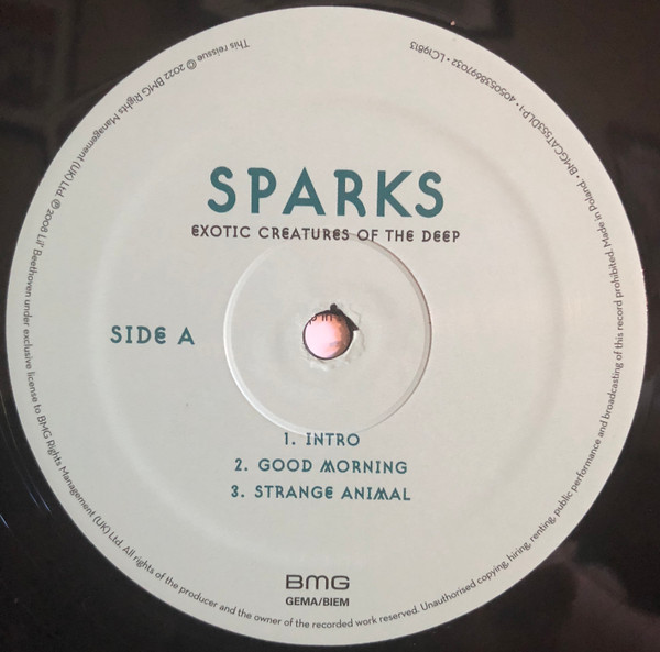 Sparks - Exotic Creatures Of The Deep | BMG (BMGCAT553DLP) - 4 Sparks - Exotic Creatures Of The Deep | BMG (BMGCAT553DLP) - 4