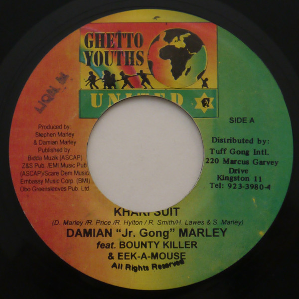 Damian Marley Feat. Bounty Killer , Eek-A-Mouse / Damian Marley Feat. Nas - Khaki Suit / Road To Zion | Ghetto Youths United (none)
