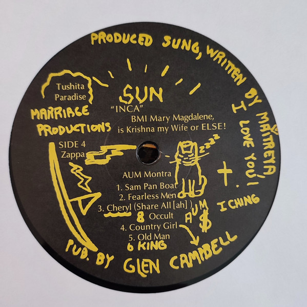 Satya Sai Maitreya Kali - Inca | United Kingdom Of America Records (CF-2964) - 3 Satya Sai Maitreya Kali - Inca | United Kingdom Of America Records (CF-2964) - 3