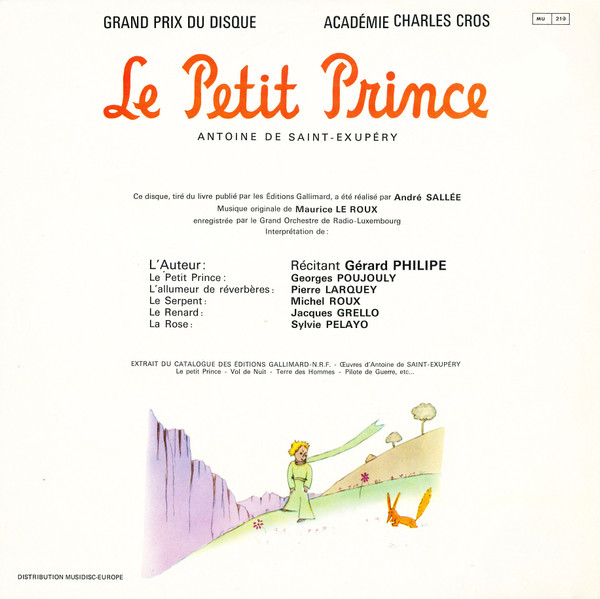 Antoine De Saint-Exupéry - Le Petit Prince | Disques Festival (FLD 22 S) - 2