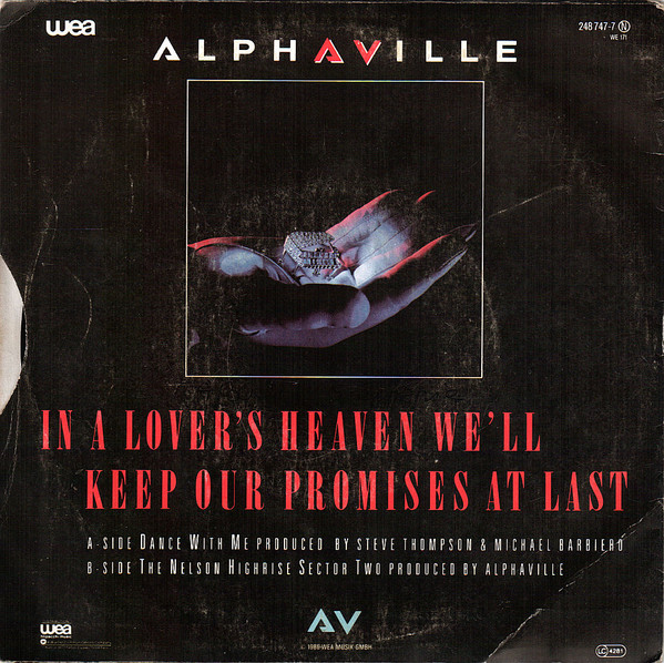 Alphaville - Dance With Me | WEA (248 747-7) - 2