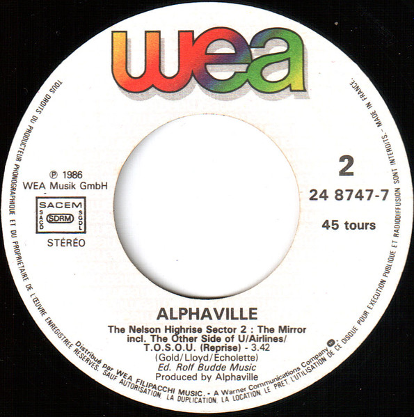 Alphaville - Dance With Me | WEA (248 747-7) - 4