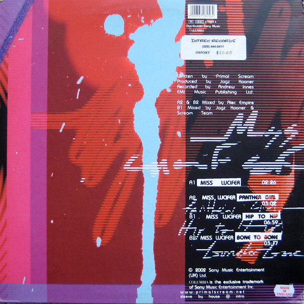 Primal Scream - Miss Lucifer | Columbia (672825 6) - 2