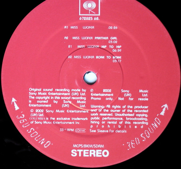 Primal Scream - Miss Lucifer | Columbia (672825 6) - 4