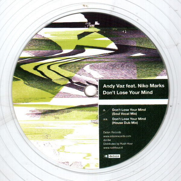 Andy Vaz Feat. Niko Marks - Don't Lose Your Mind | Delsin (dsr-h4)