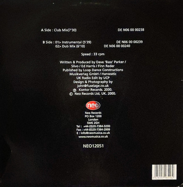 Ratty - Sunrise (Here I Am) | Neo (NEO12051) - 2 Ratty - Sunrise (Here I Am) | Neo (NEO12051) - 2